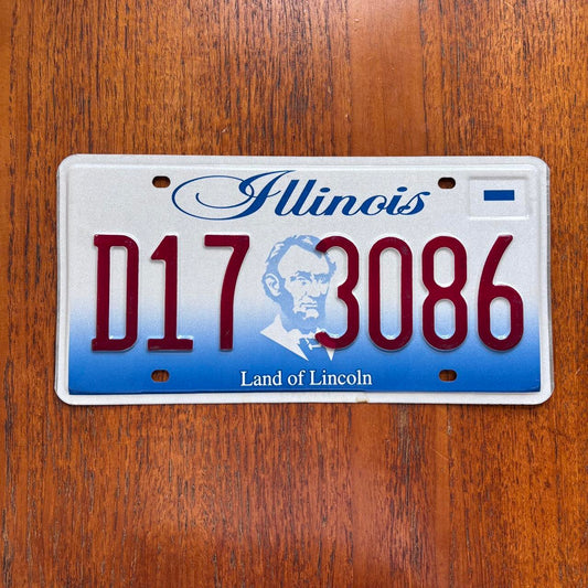 Vintage Y2K Illinois State Land of Lincoln American license plate