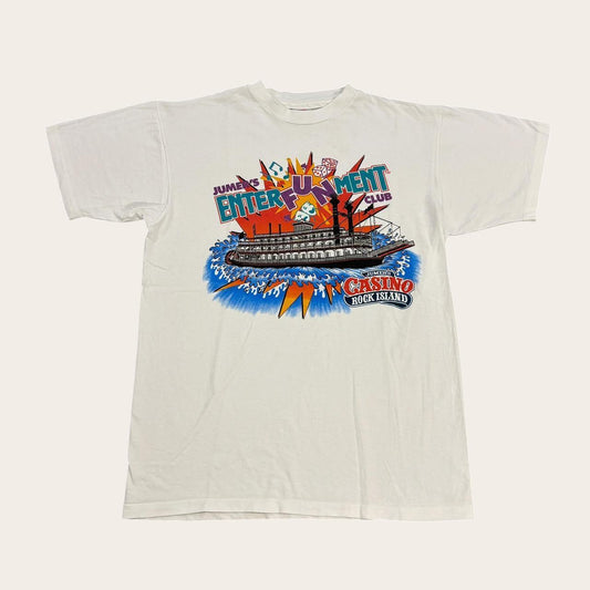 Vintage 90s USA Jumer’s casino hotel rock island Illinois t-shirt