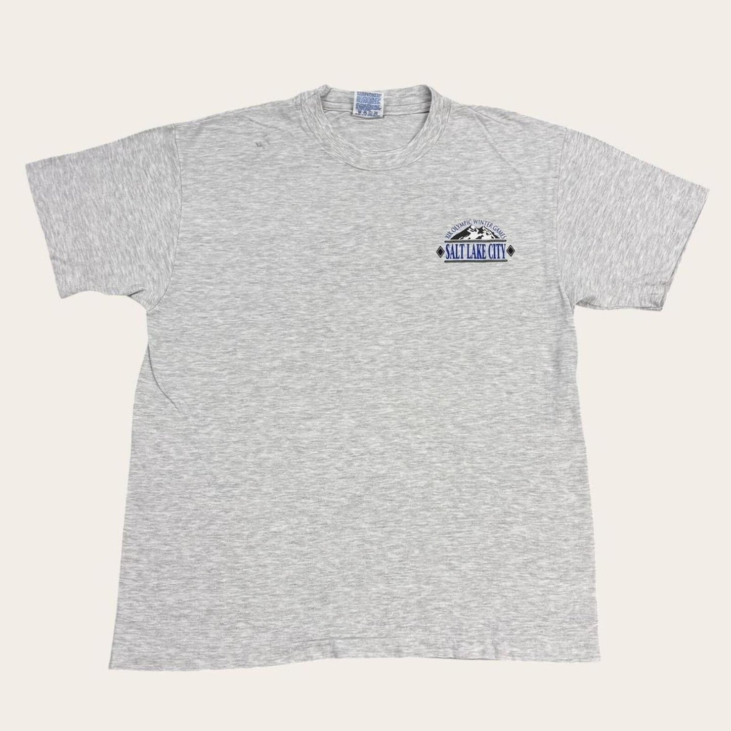 Vintage Y2K Salt Lake City Utah Winter Olympics snow sports t-shirt