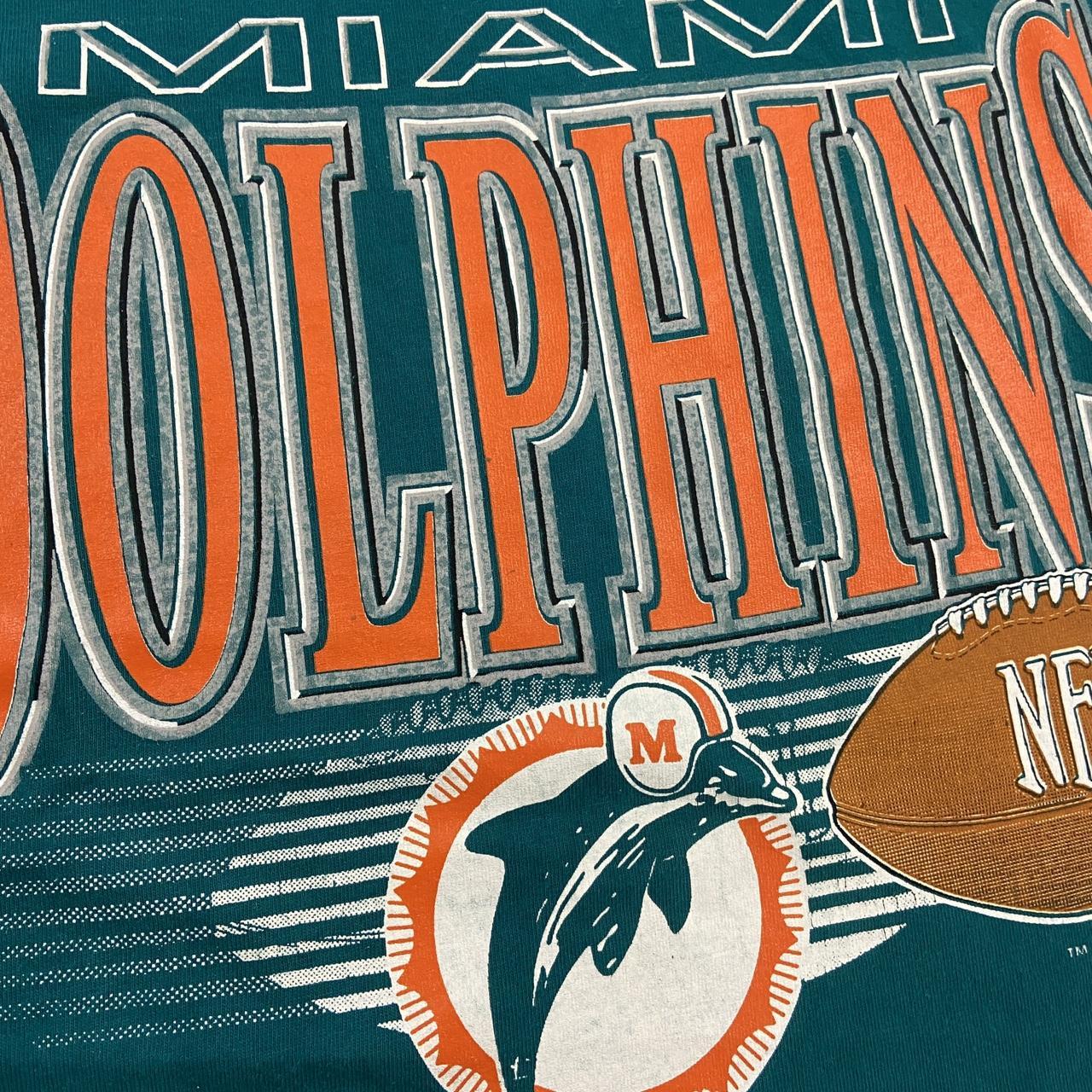 Vintage 90s USA Miami Dolphins NFL American Football Florida graphic t-shirt