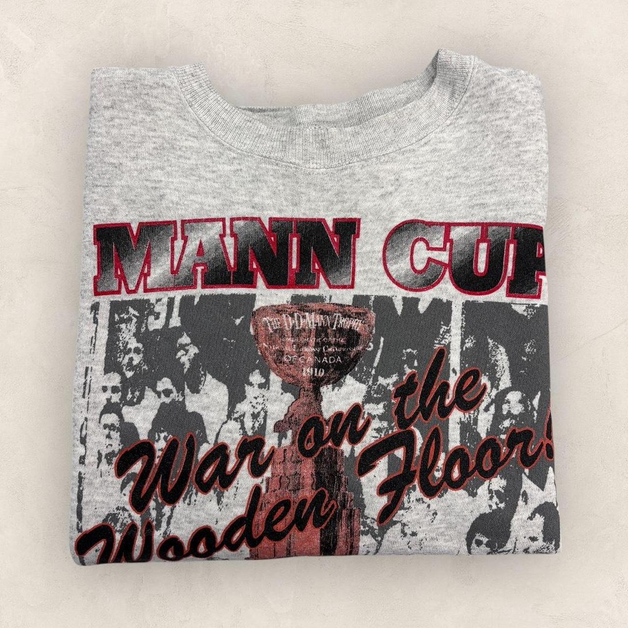 Vintage 90s Mann Cup Lacrosse Canada graphic sweatshirt