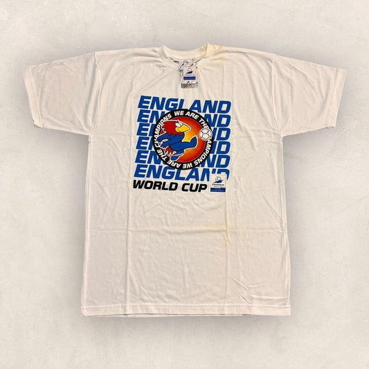 Vintage 90s France 98 World Cup FIFA graphic t-shirt