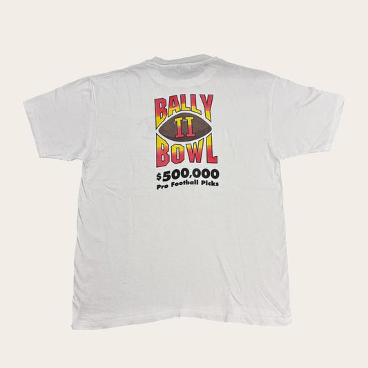 Vintage 90s USA Bally Bowl hotel casino Las Vegas NFL American Football t-shirt