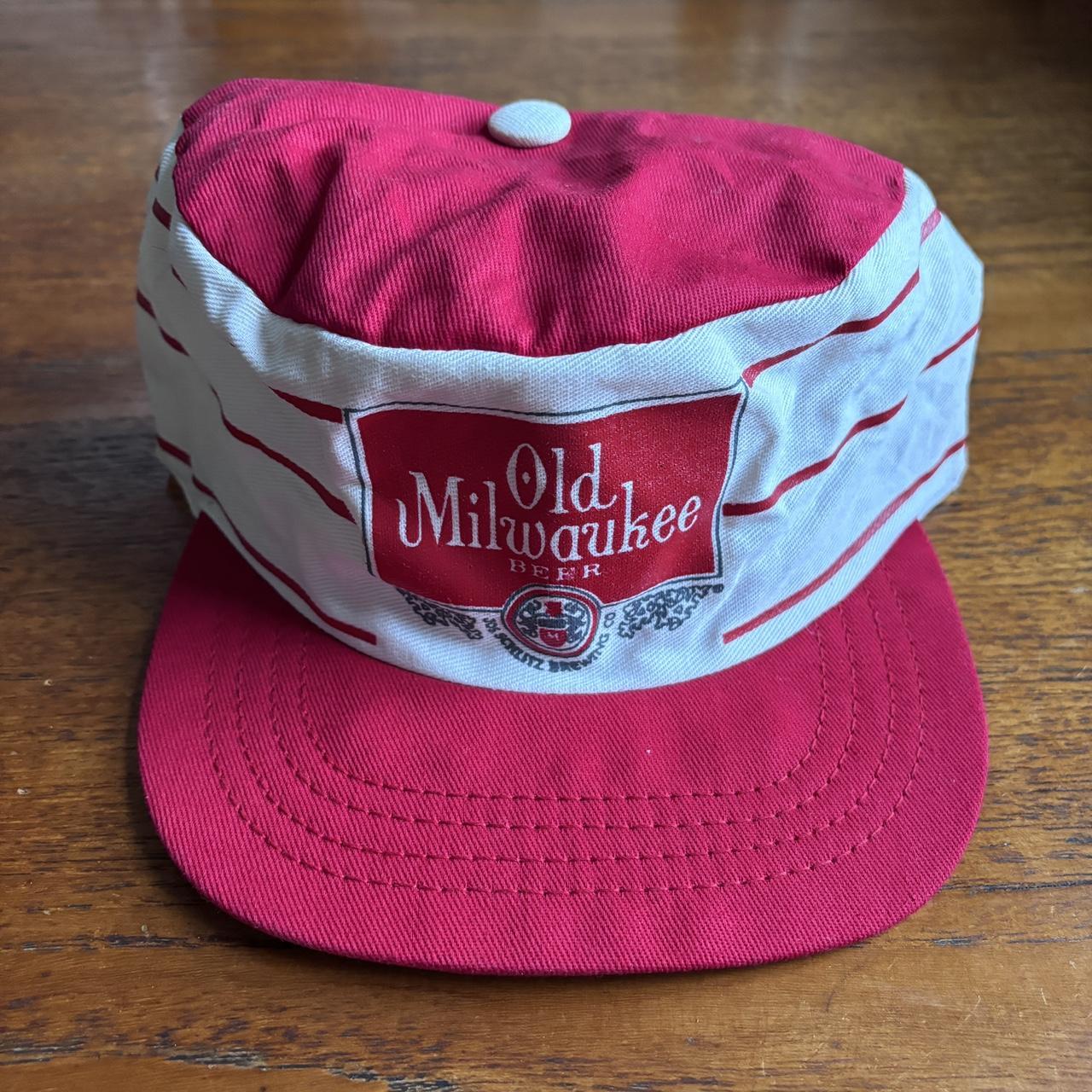 Vintage 90s USA Old Milwaukee beer alcohol graphic cap