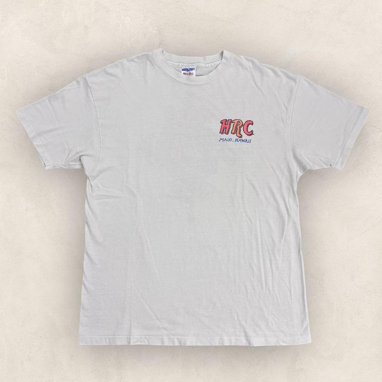 Vintage 90s USA Hard Rock Cafe Maui Hawaii bar restaurant graphic t-shirt