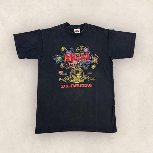 Vintage 90s USA Metro Goldwyn Mayer MGM Studios Florida theme park graphic t-shirt