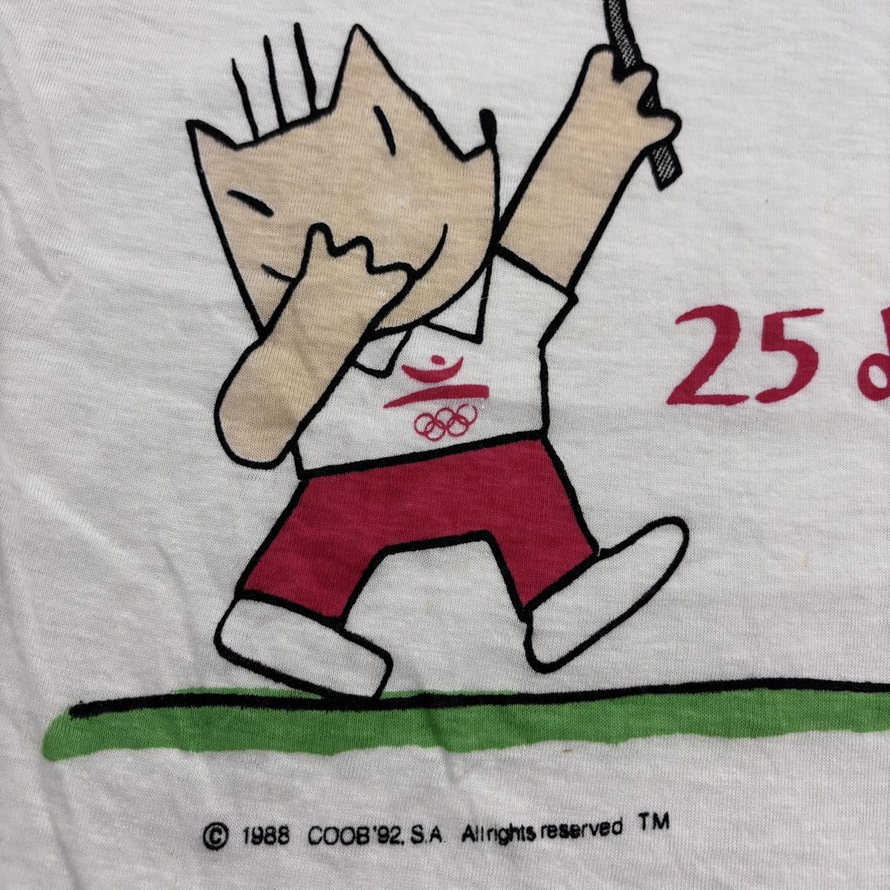 Vintage 90s Barcelona Olympics ceremony summer games athletics graphic t-shirt