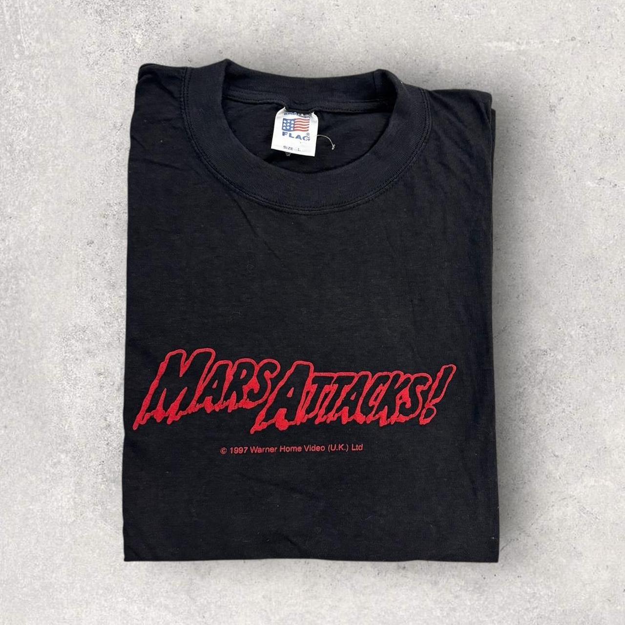 Vintage 90s USA Mars Attacks movie film Warner Brothers graphic t-shirt