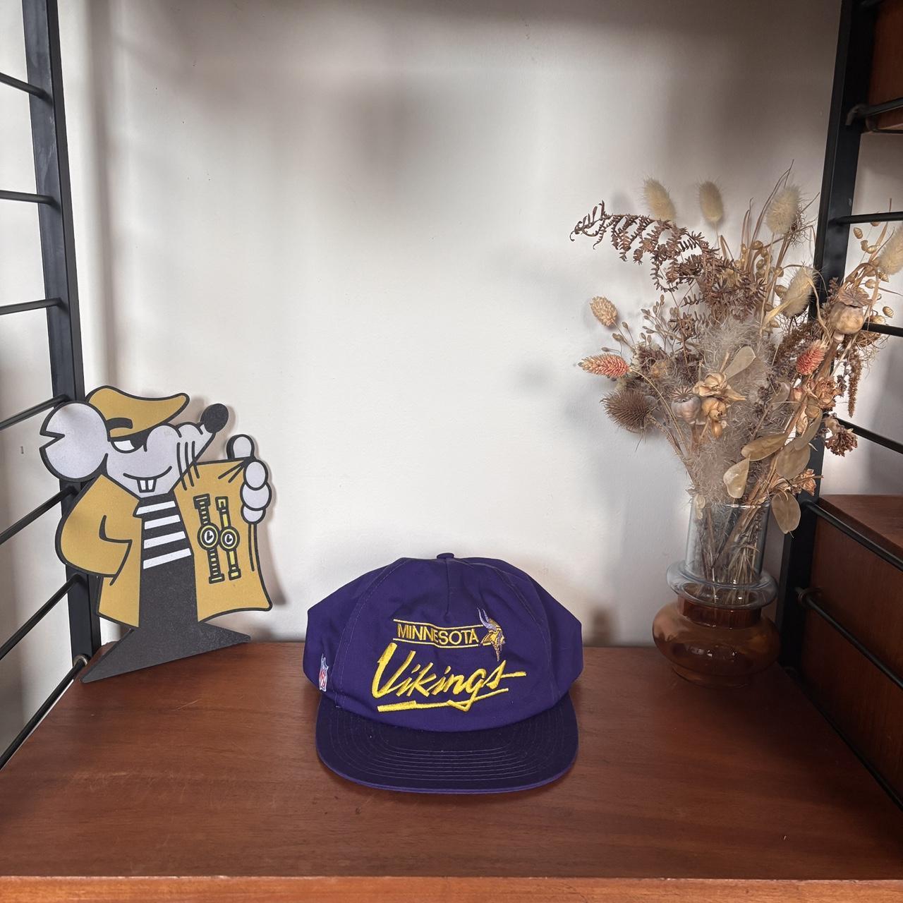 Vintage 90s USA Minnesota Vikings NFL American Football graphic cap