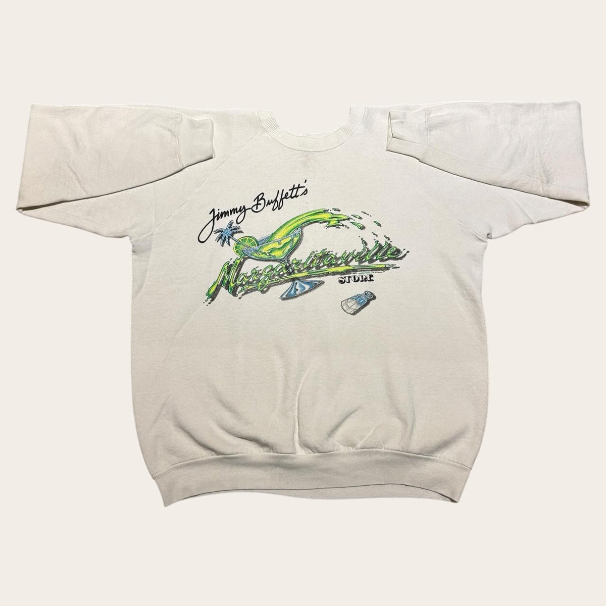 Vintage 80s USA Jimmy Buffet’s Margaritaville bar restaurant sweatshirt