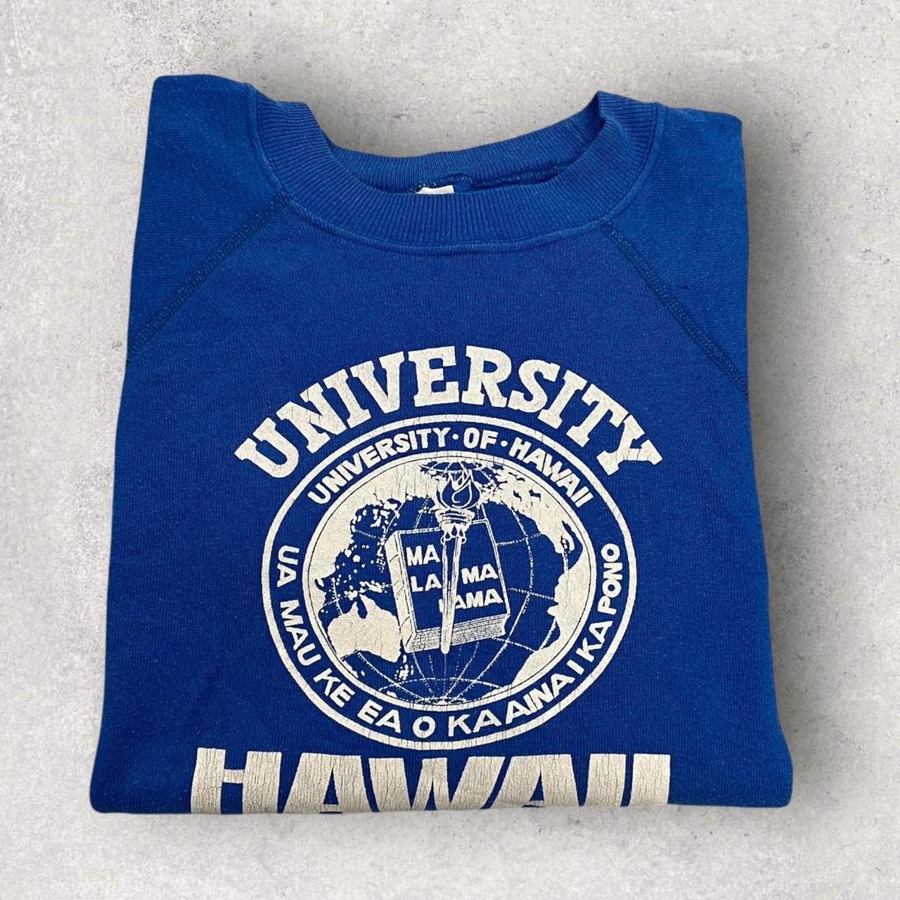 Vintage 90s USA University of Hawaii varsity graphic sweatshirt