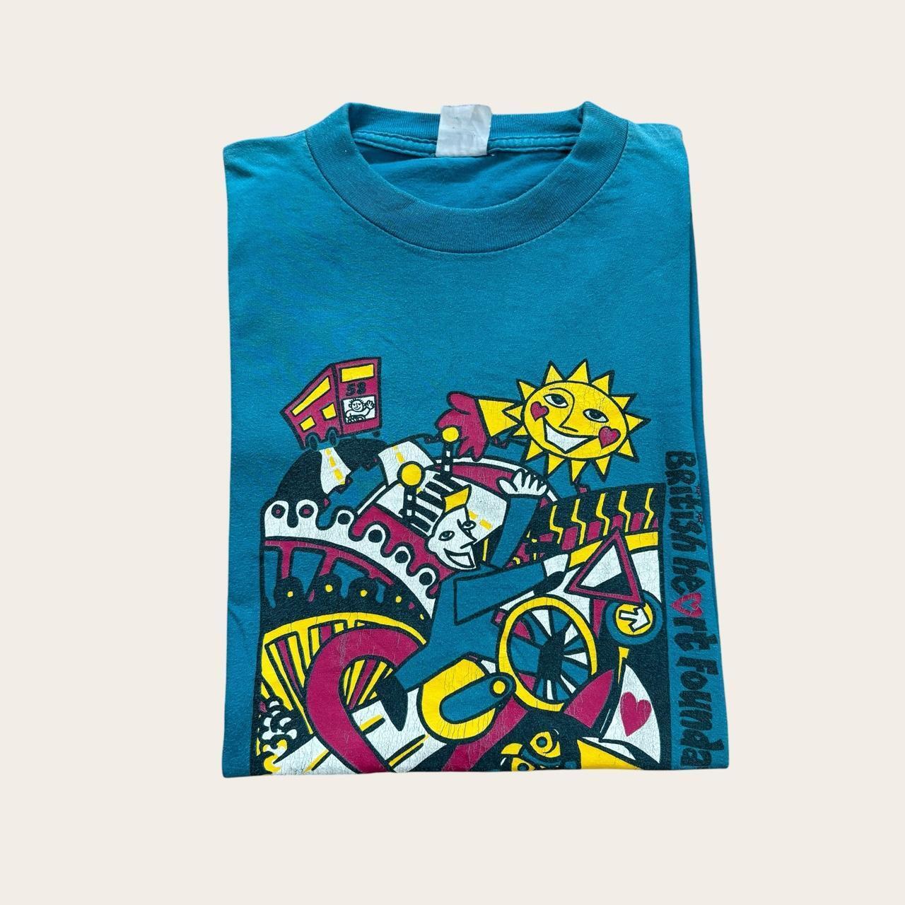 Vintage London Brighton bike ride ‘93 British heart foundation charity t-shirt