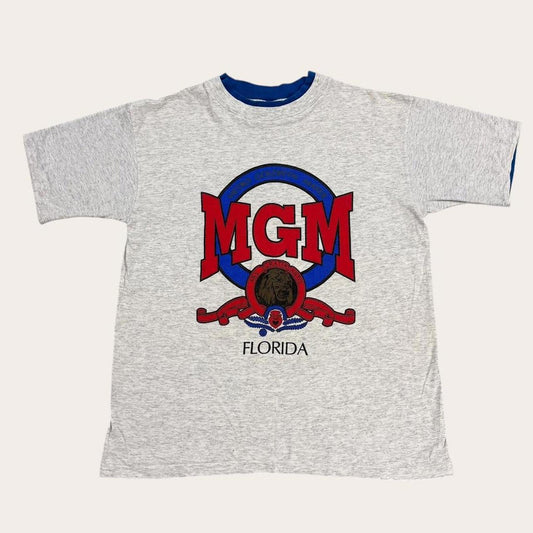 Vintage 90s USA MGM studios Florida metro Goldwyn Mayer movie theme park t-shirt