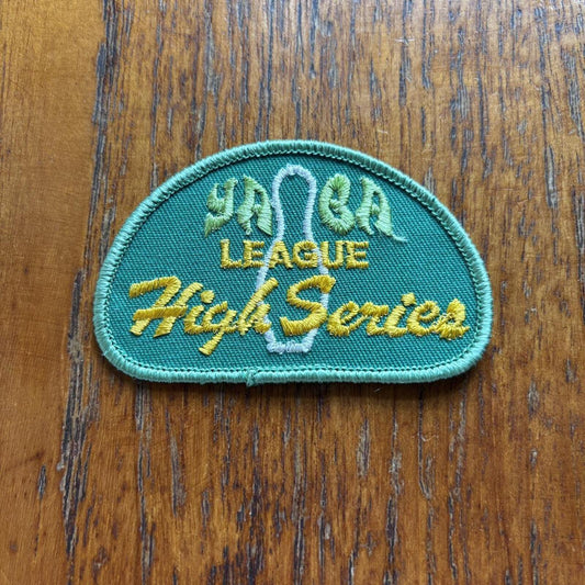 Vintage 80s USA youth American bowling alliance embroidered patch