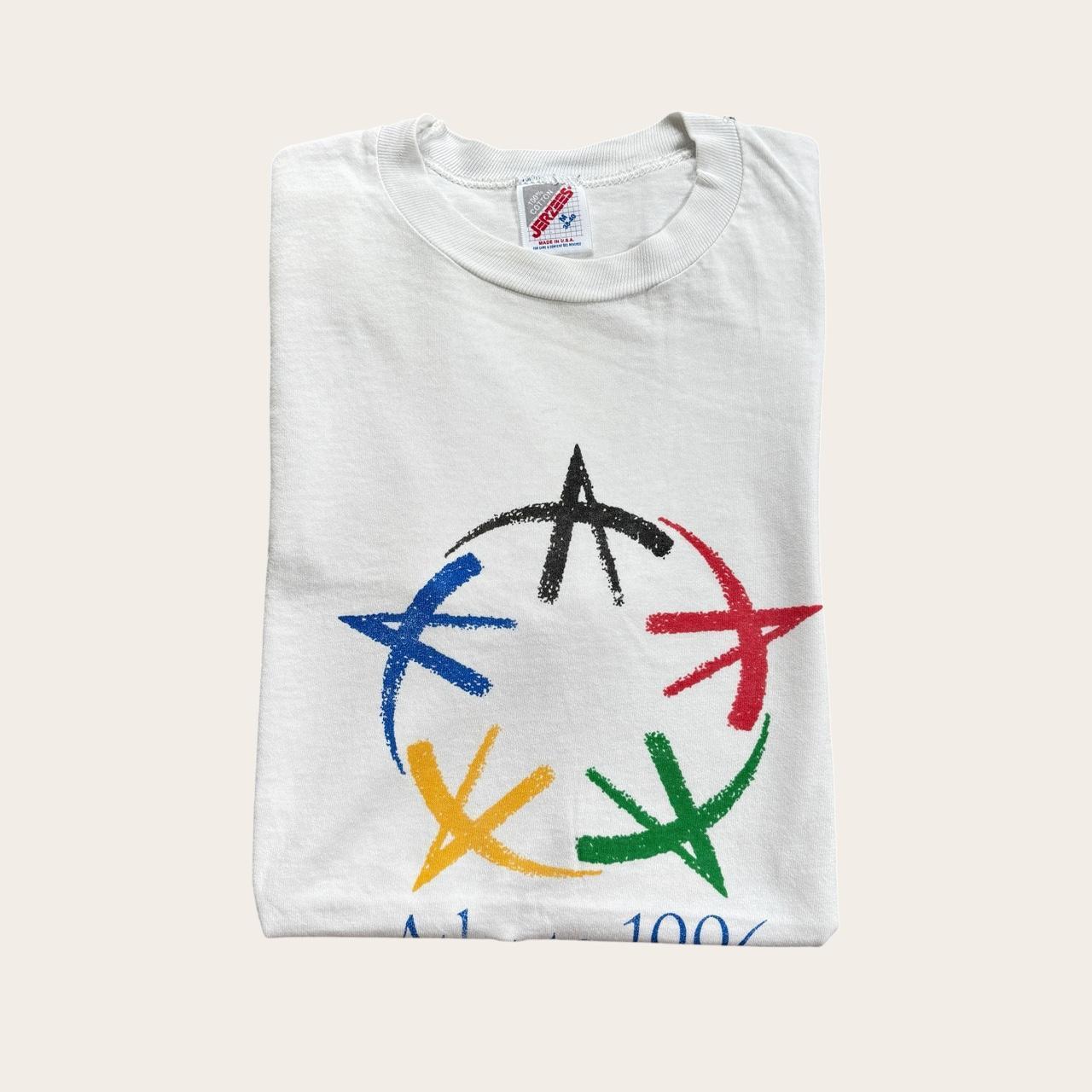 Vintage 90s USA Atlanta Olympics summer games athletics t-shirt