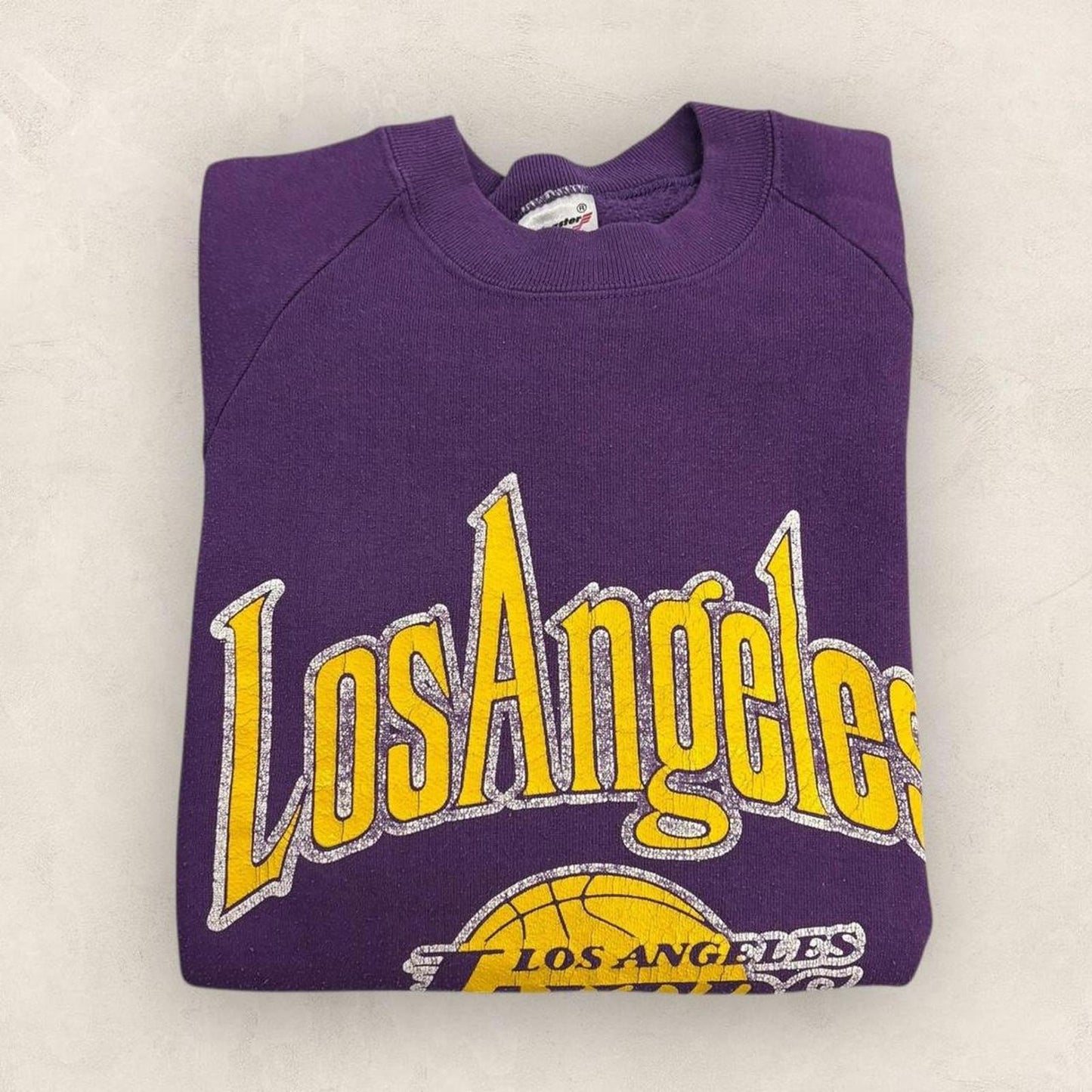 Vintage 90s USA Los Angeles Lakers NBA basketball graphic sweatshirt