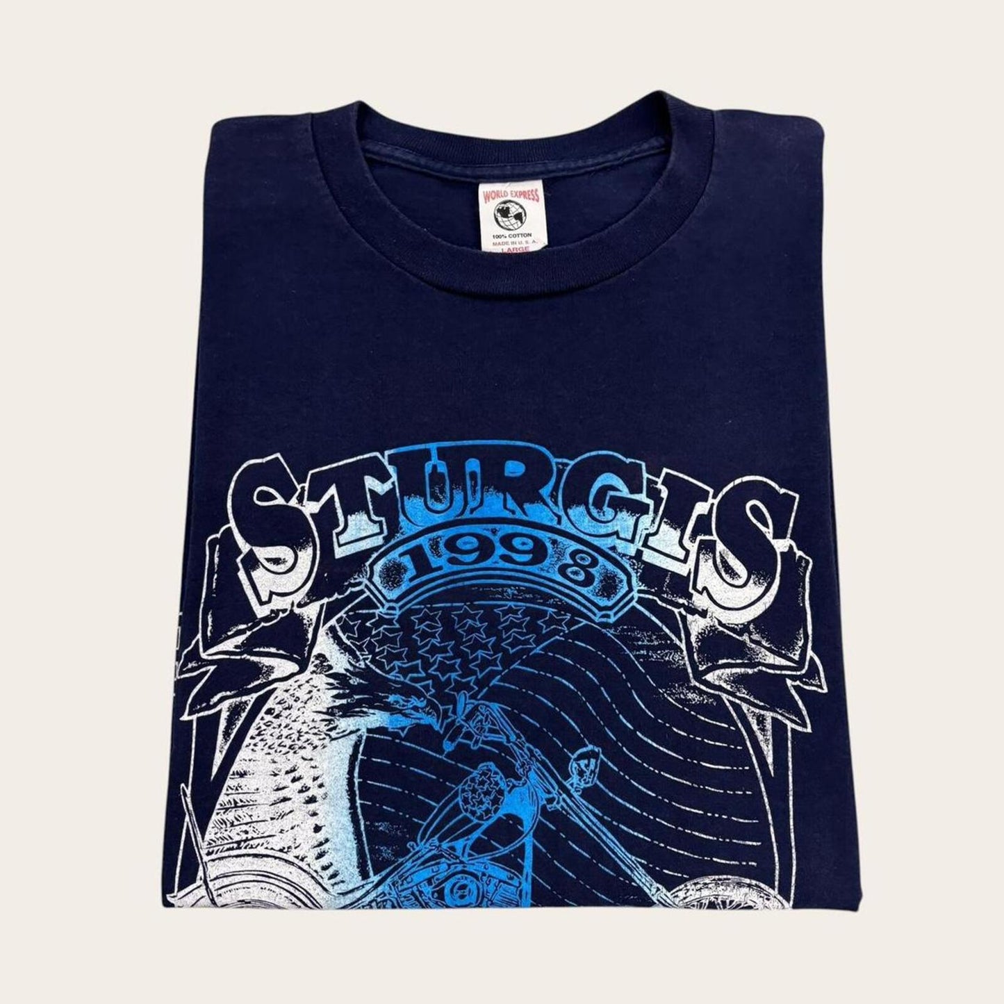 Vintage 90s USA Sturgis motorcycles Black Hills Rally South Dakota t-shirt