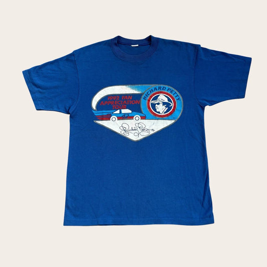 Vintage NASCAR Richard Petty fan appreciation tour motorsport racing t-shirt
