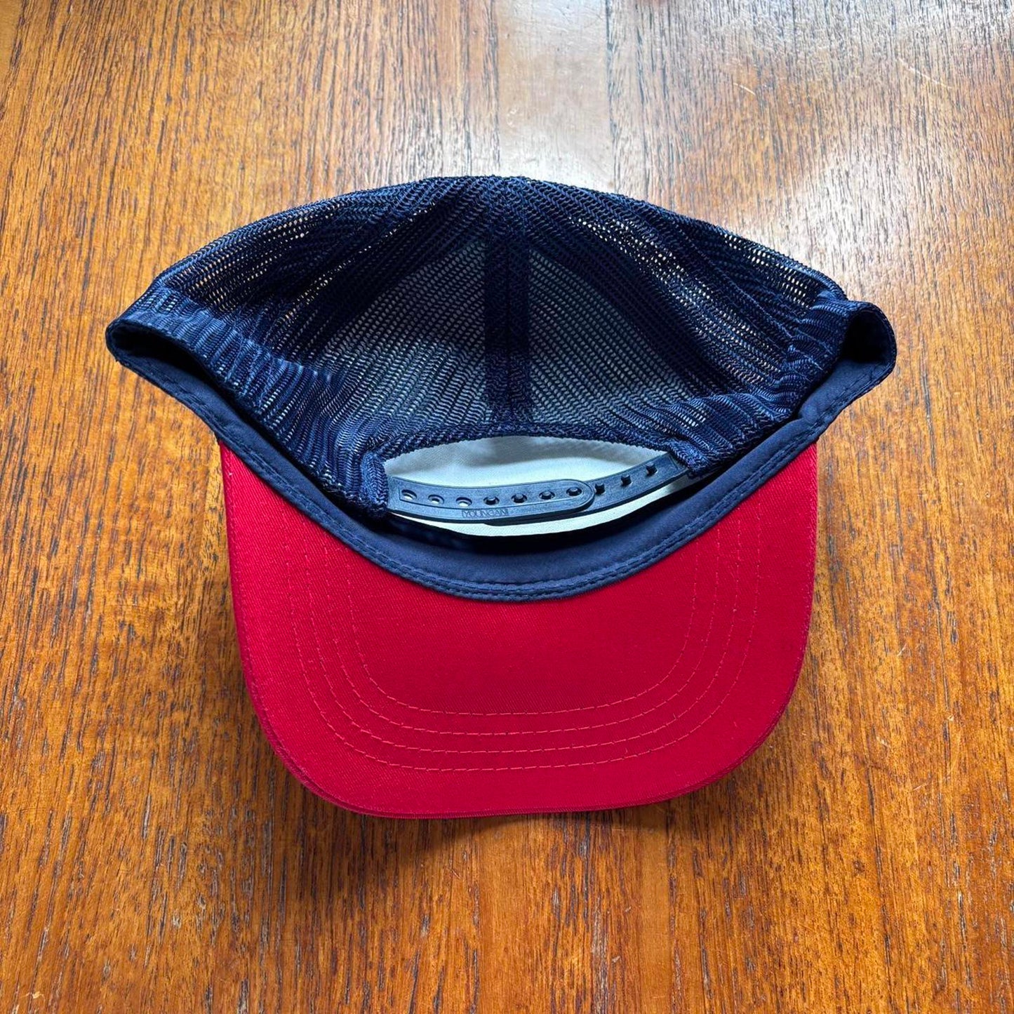 Vintage 90s USA Sikestown motor company Ford dealership automobile trucker cap