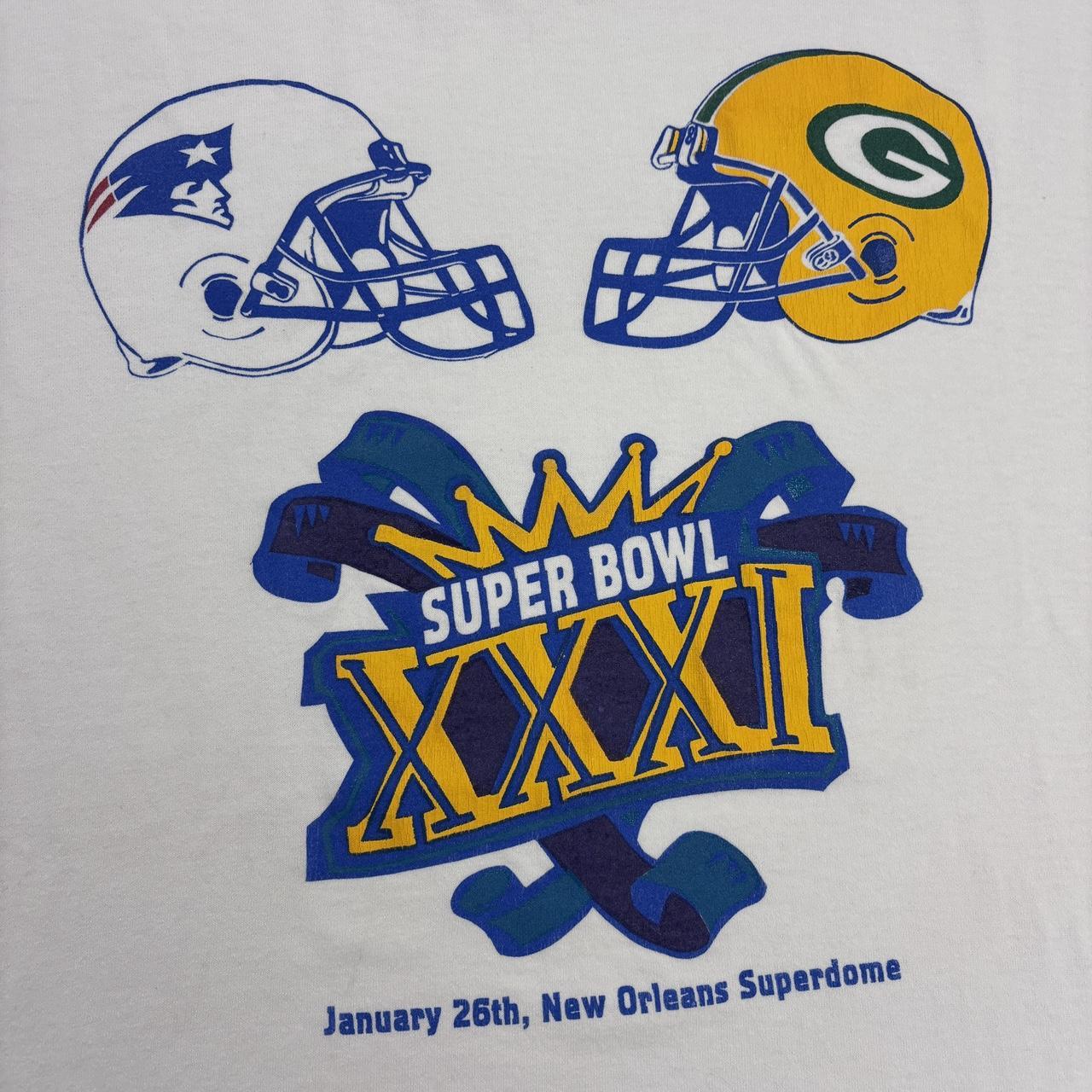 Vintage 90s USA Super Bowl 31 NFL American Football New Orleans graphic t-shirt
