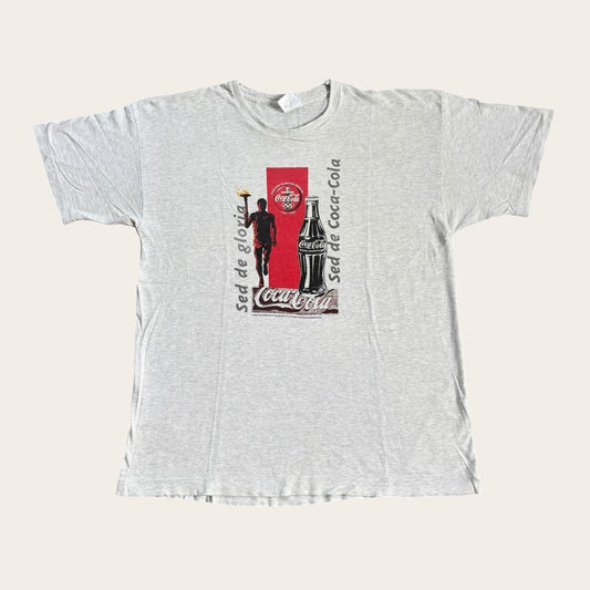 Vintage 90 USA Atlanta Olympics summer games athletics Coca Cola t-shirt