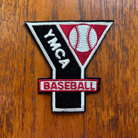 Vintage 90s USA YMCA baseball embroidered patch