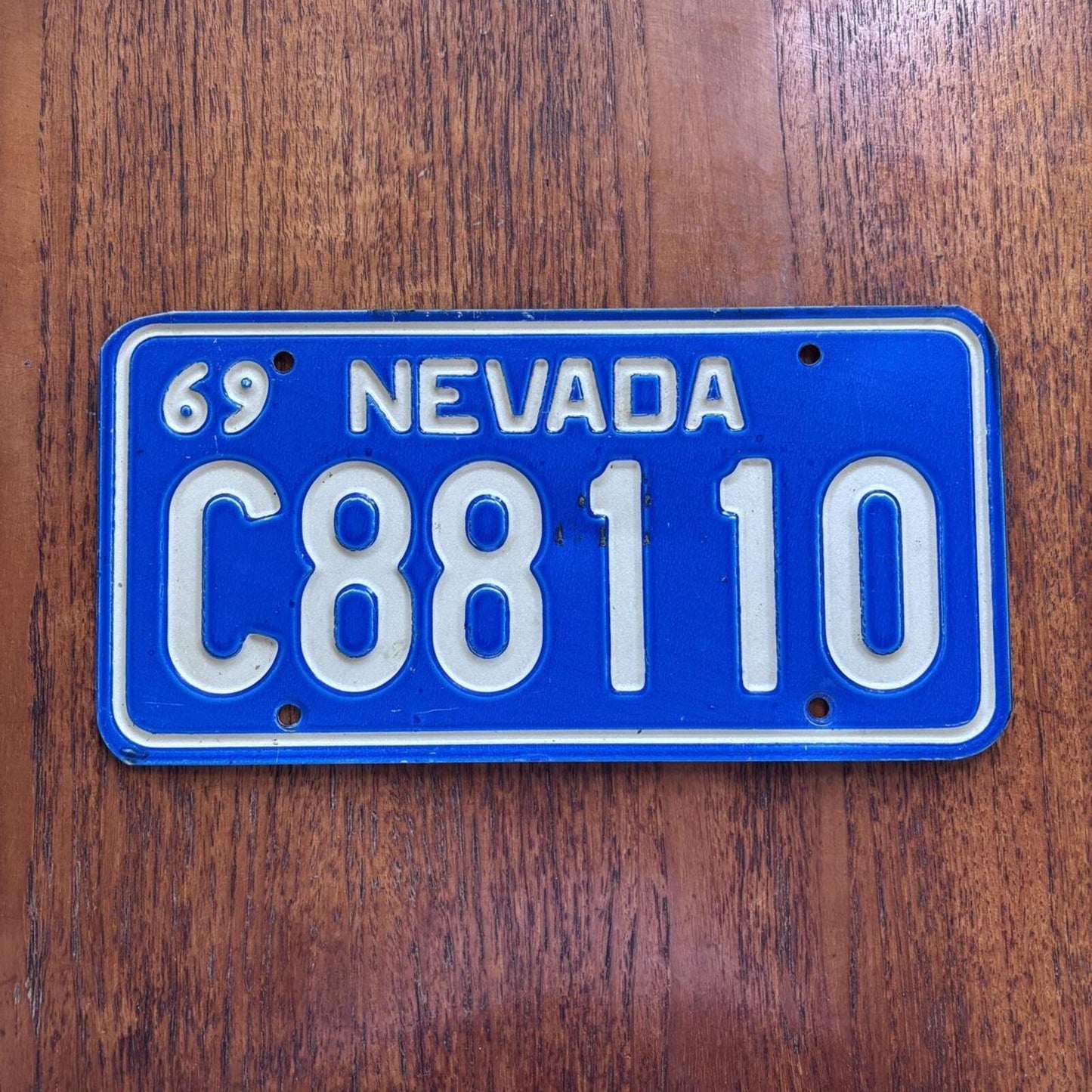Vintage 60s USA Nevada state car automobile American license plate