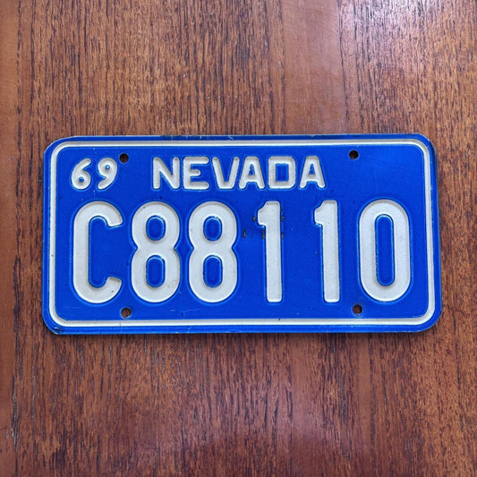 Vintage 60s USA Nevada state car automobile American license plate