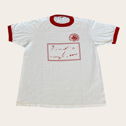 Vintage 90s USA professional secretaries international ringer t-shirt