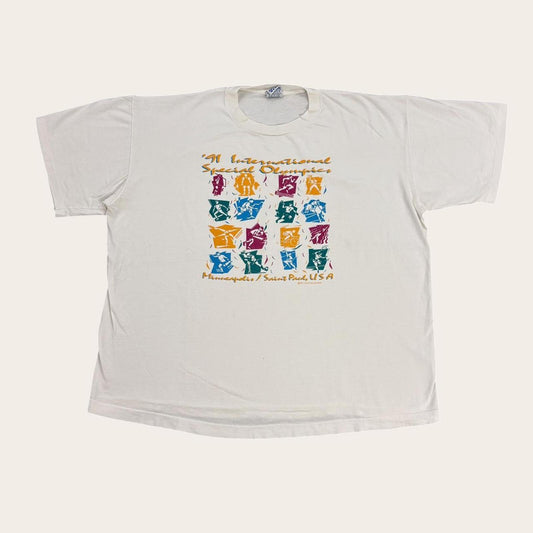 Vintage 90s USA Special Olympics Minneapolis Saint Paul athletics t-shirt