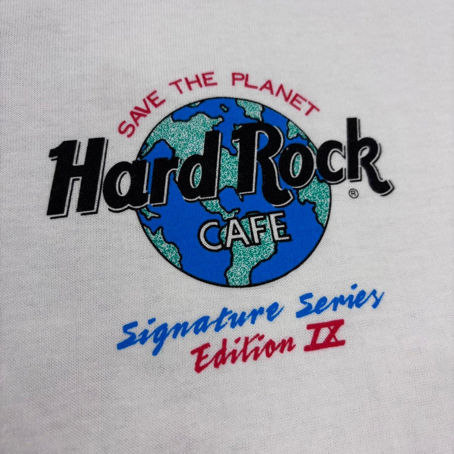 Vintage 90s USA Hard Rock Cafe signature series Don Henley Eagles band t-shirt