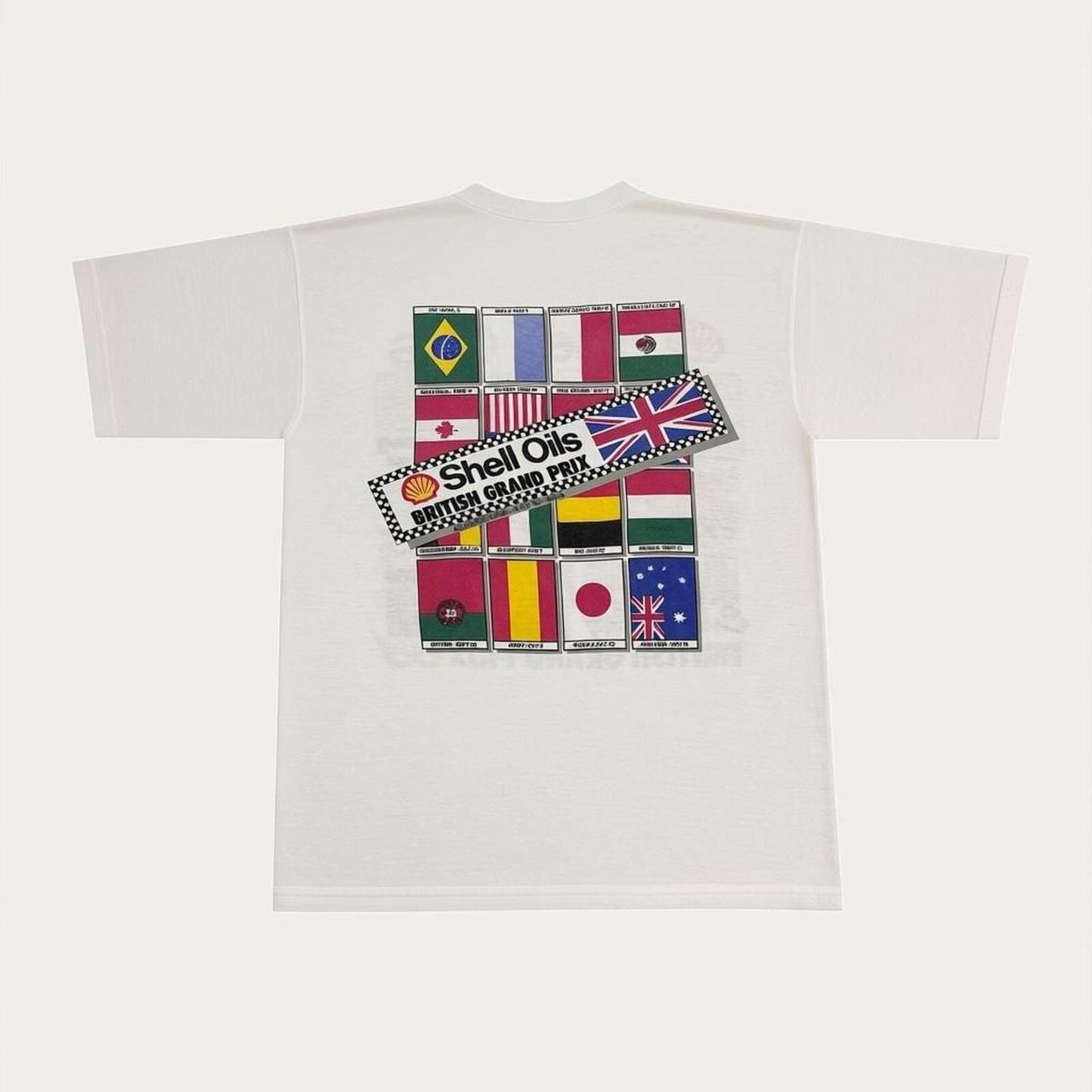 Vintage Formula One British Grand Prix 88 Silverstone motorsport racing t-shirt