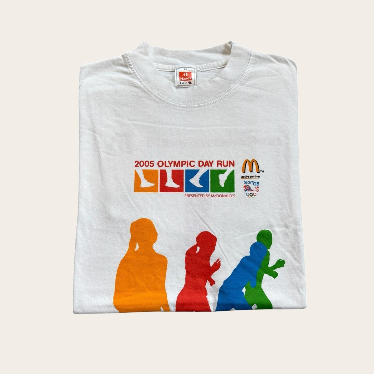 Vintage Y2K Olympic day run McDonald’s family fun running t-shirt