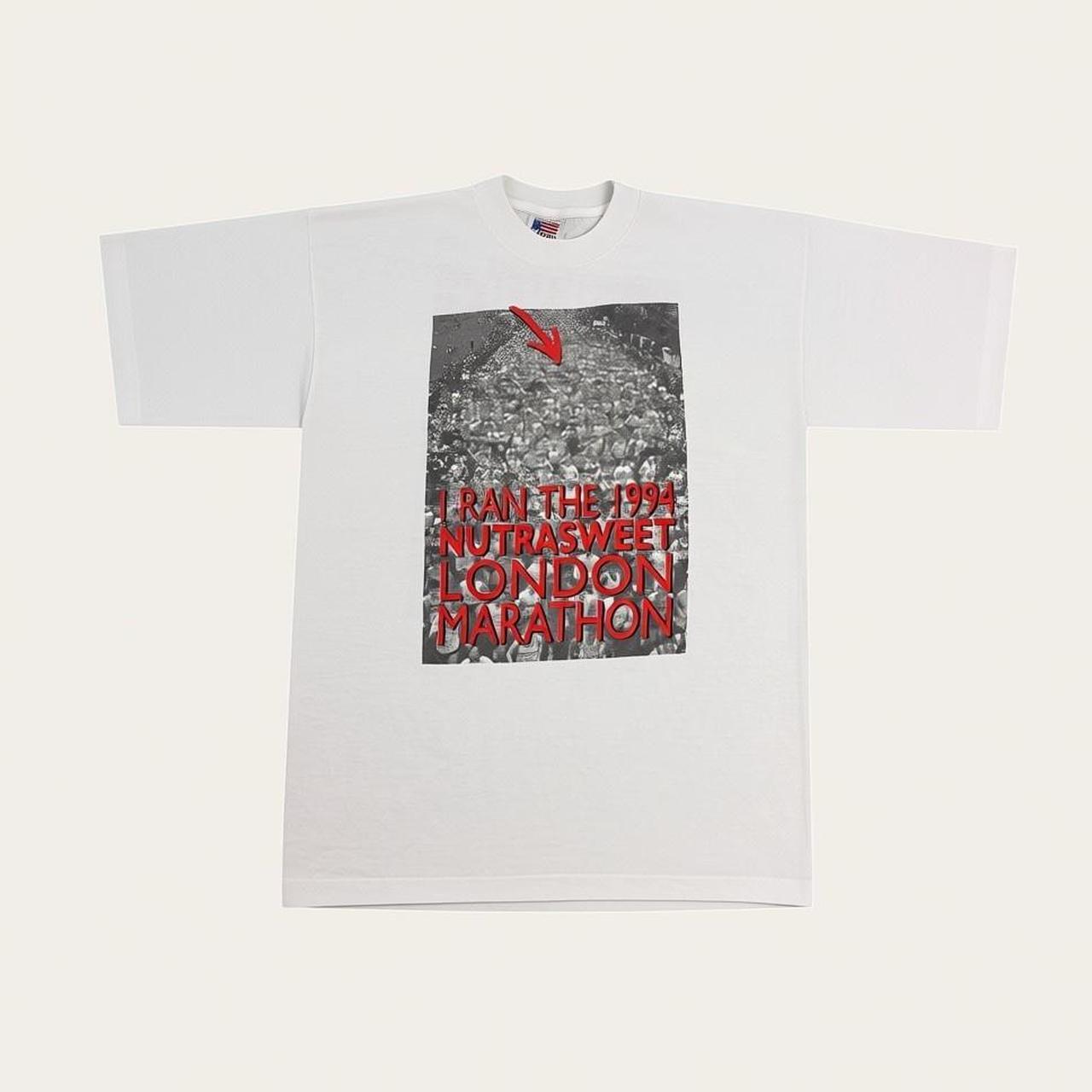 Vintage London Marathon 94 race running graphic t-shirt