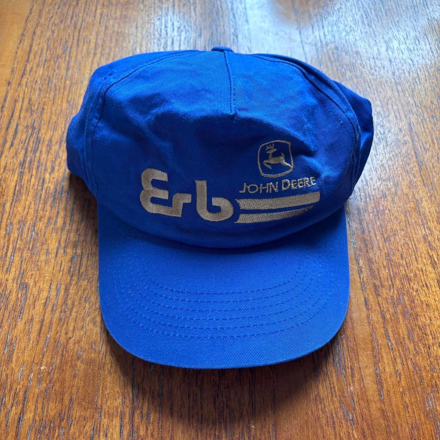 Vintage 90s USA John Deere Erb equipment construction forestry agriculture cap