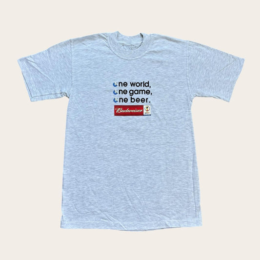 Vintage Y2K Japan Korea World Cup football tournament Budweiser t-shirt