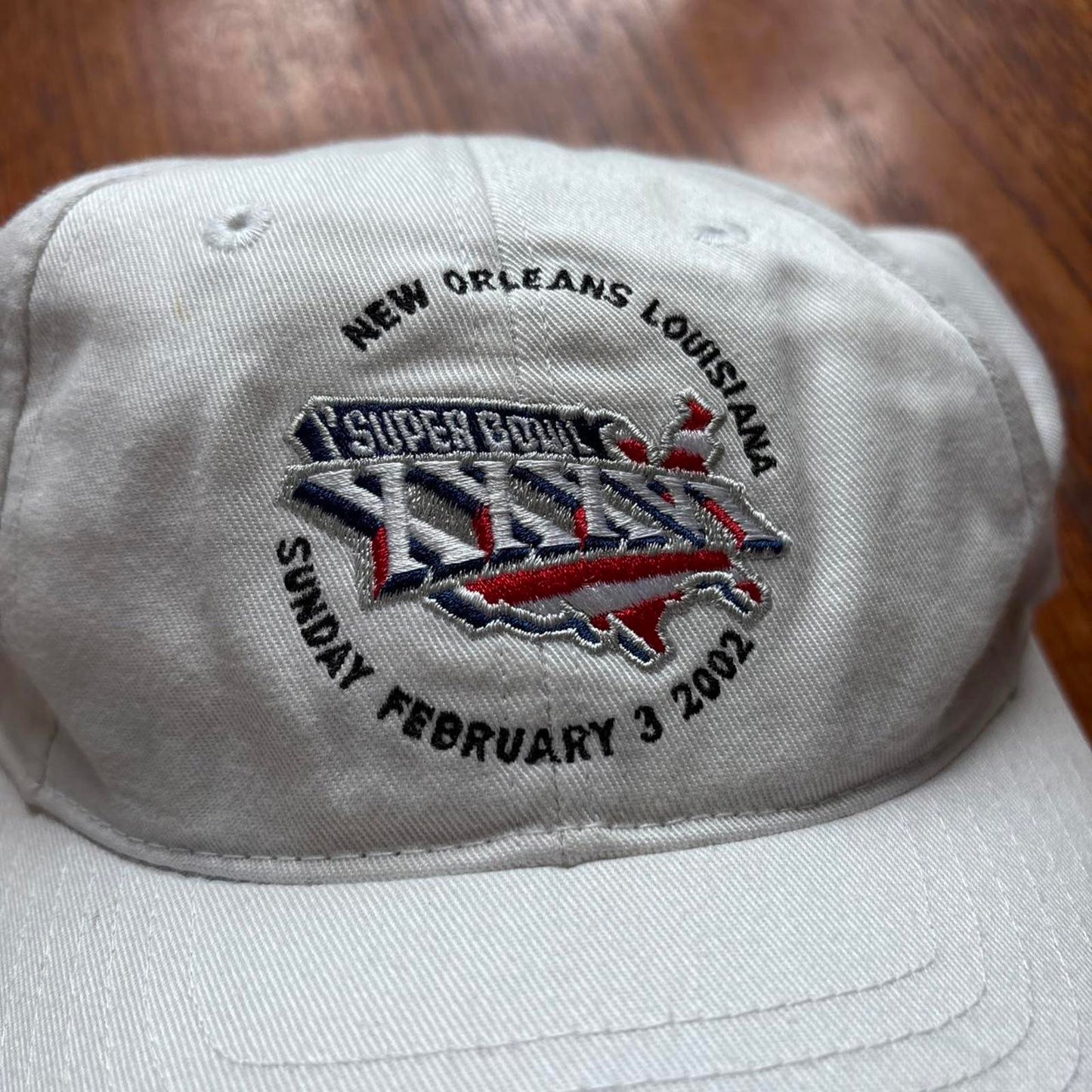 Vintage Y2K NFL American Football Super Bowl 36 New Orleans graphic baseball cap