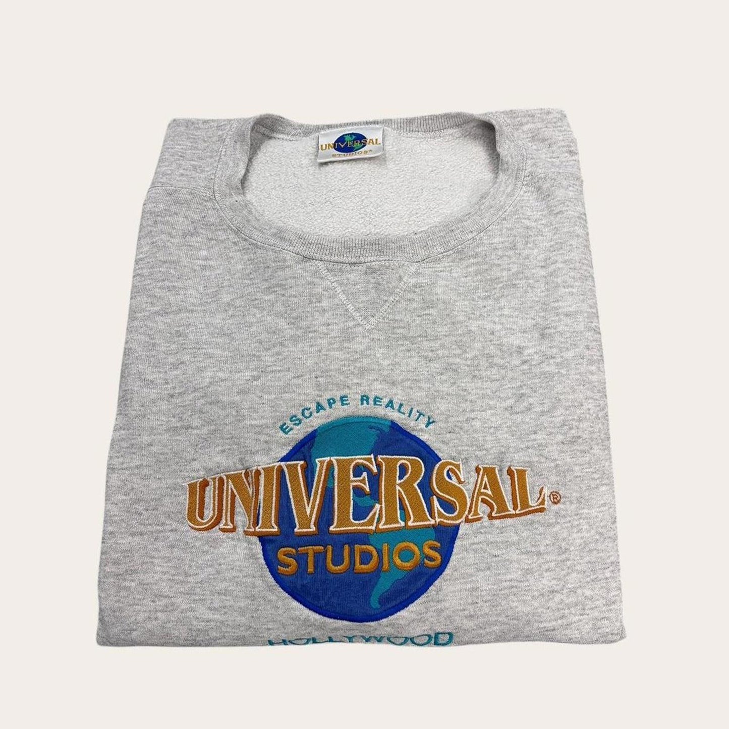 Vintage 90s USA Universal Studios Hollywood theme park California sweatshirt
