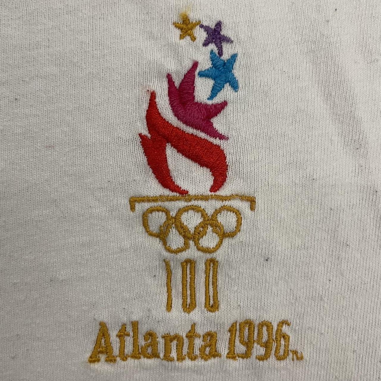 Vintage 90s USA Atlanta Olympics 96 summer games athletics graphic t-shirt