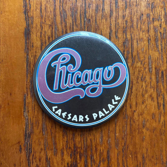 Vintage 90s USA Chicago Broadway theatre show Caesars Palace Las Vegas pin badge