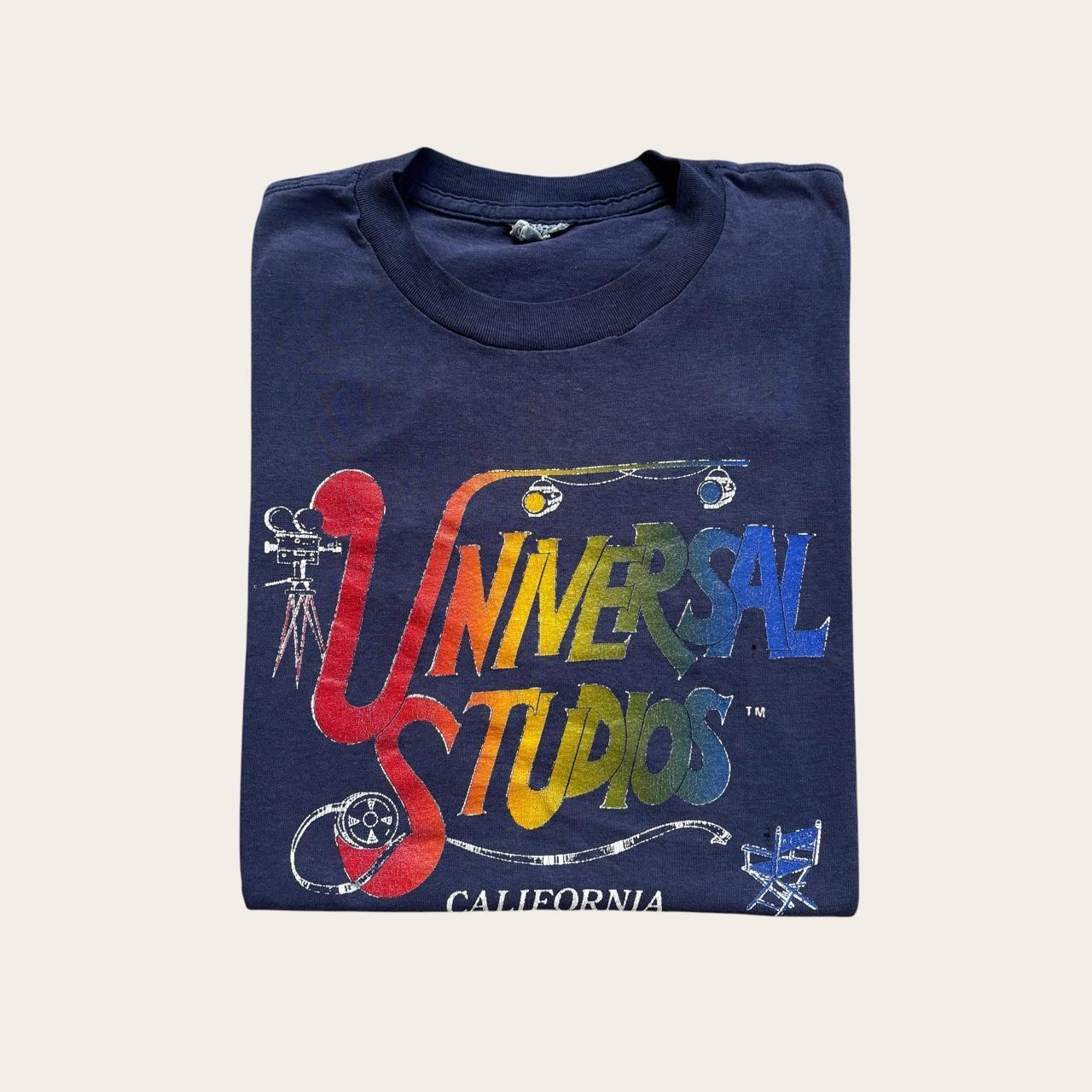 Vintage 80s USA Universal Studios California theme park movie t-shirt