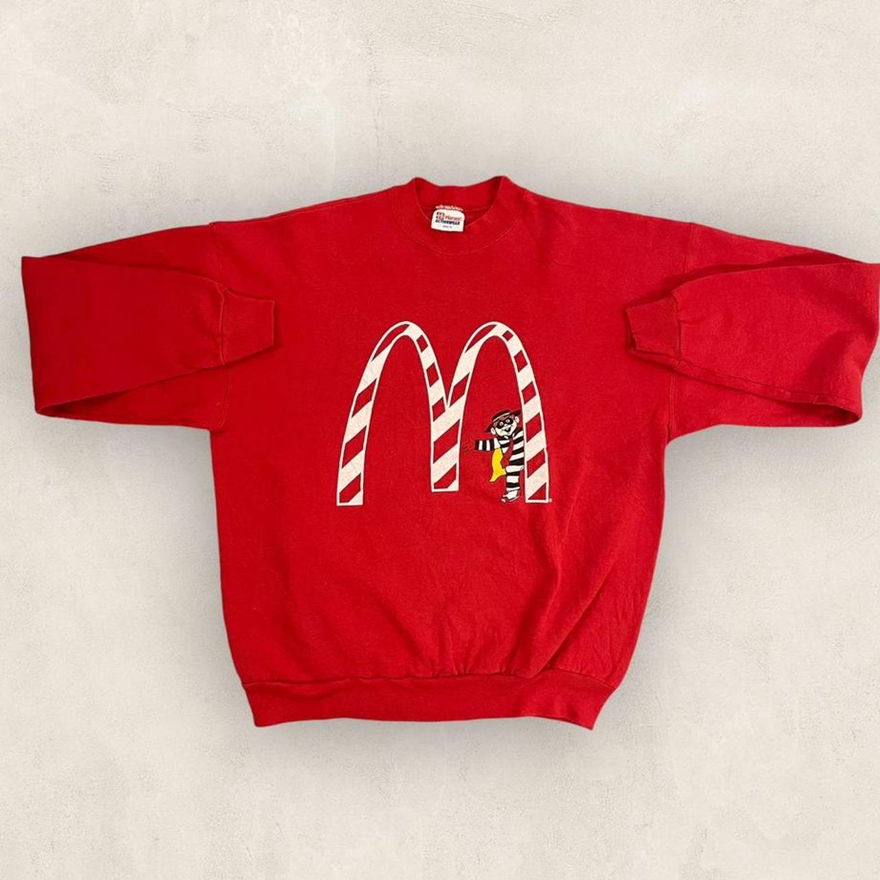 Vintage 90s USA McDonald‘s ham-burglar graphic sweatshirt