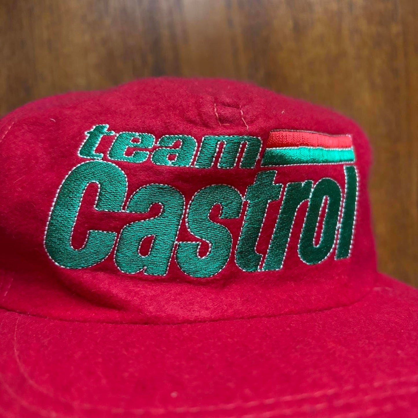 Vintage 90s USA Team Castrol Honda racing MotoGP motorsport cap