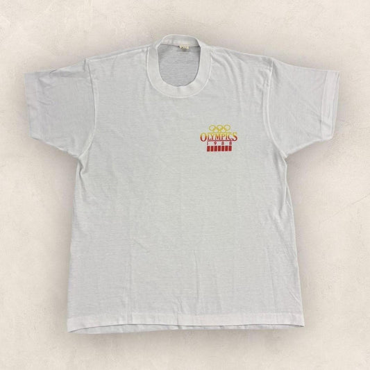 Vintage 80s Seoul Olympics summer games athletics South Korea t-shirt