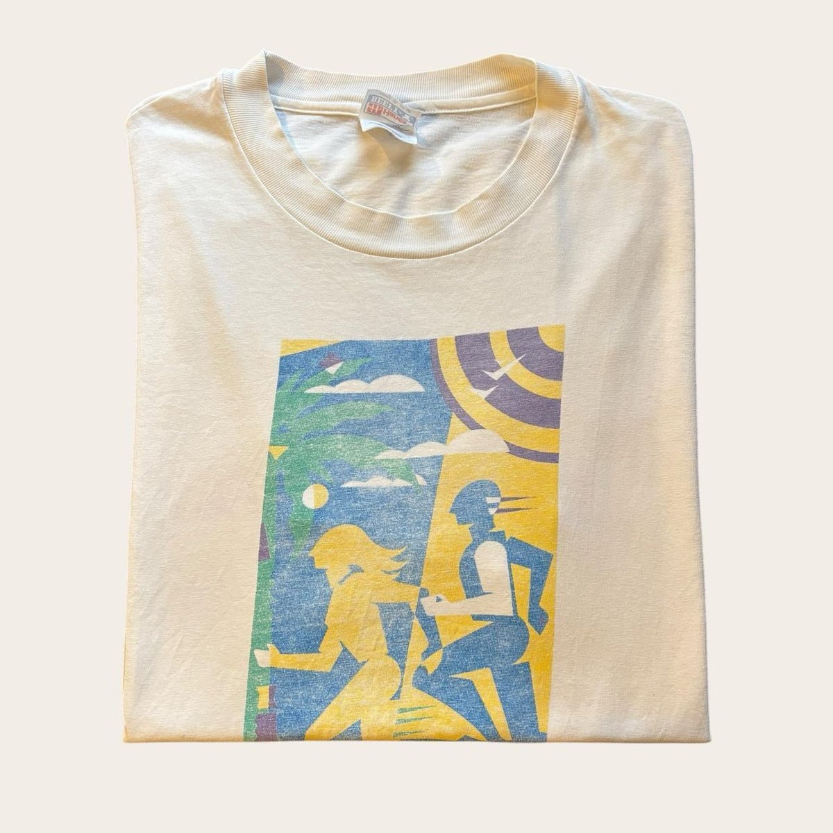 Vintage 90s USA Los Angeles Marathon ‘98 road race running t-shirt