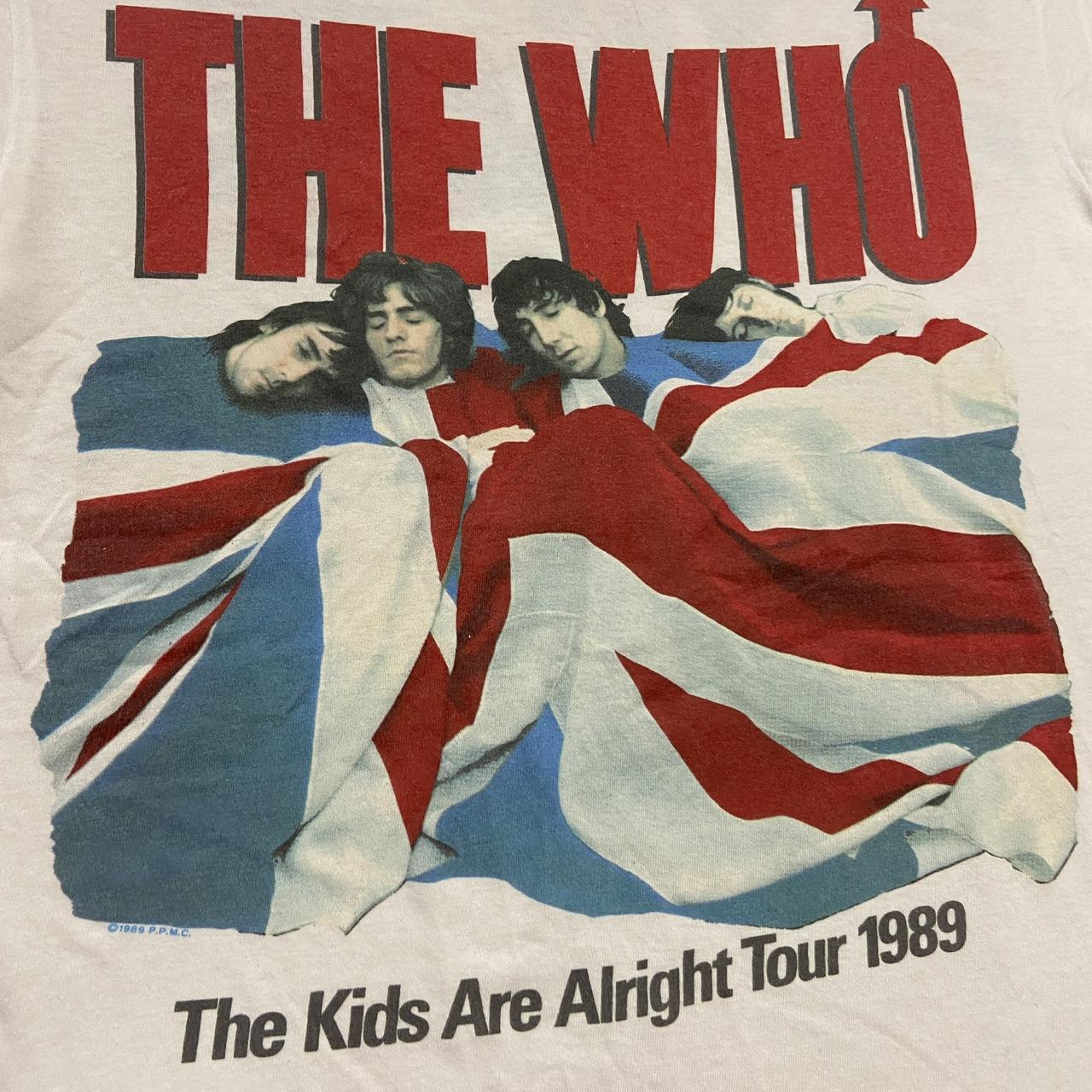 Vintage 90s USA The Who band ‘The kids are alright UK tour’ 1989 graphic t-shirt