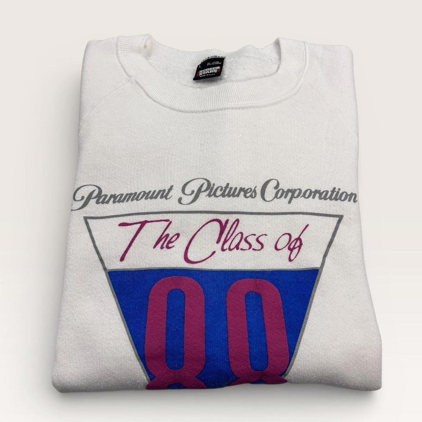 Vintage 80s USA Paramount pictures class of 88 film movie Hollywood sweatshirt