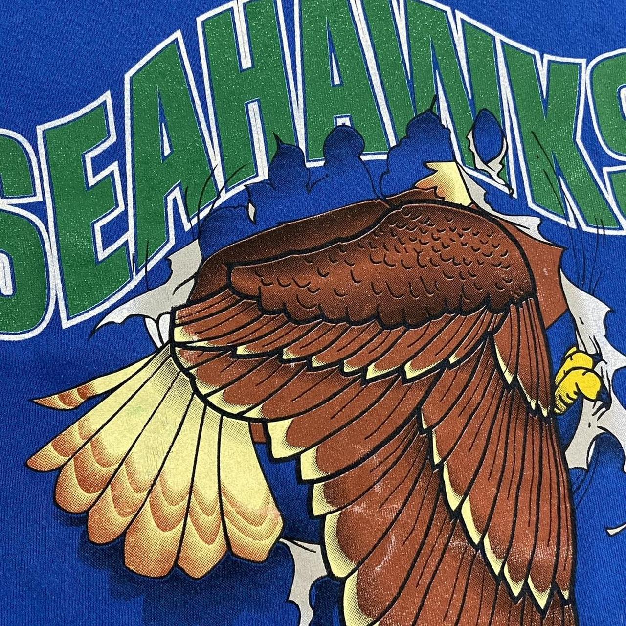 Vintage 90s USA Seattle Seahawks NFL American Football graphic sweatshirt