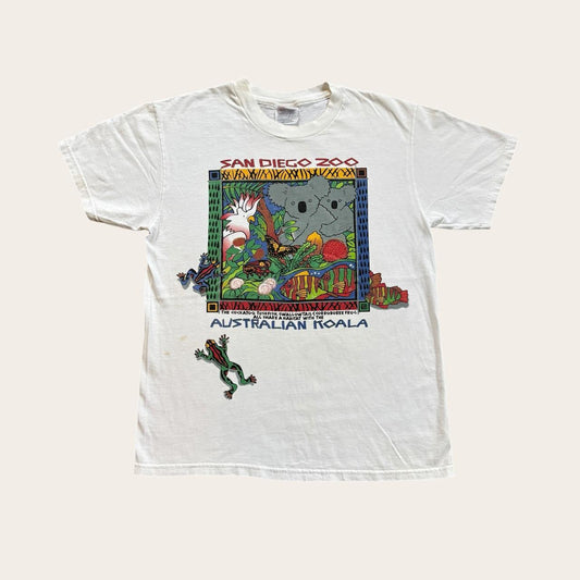 Vintage 90s USA San Diego Zoo Australian Koala nature wildlife t-shirt