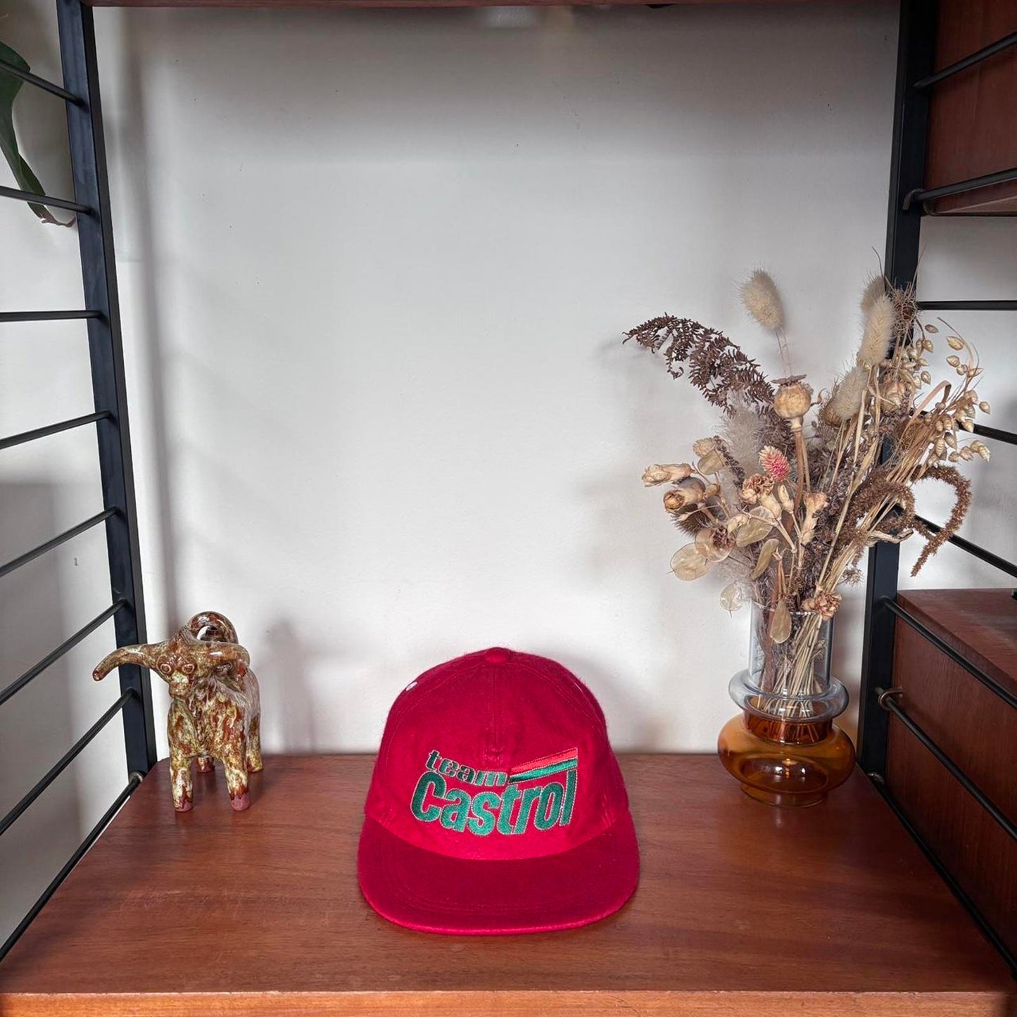 Vintage 90s USA Team Castrol Honda racing MotoGP motorsport cap